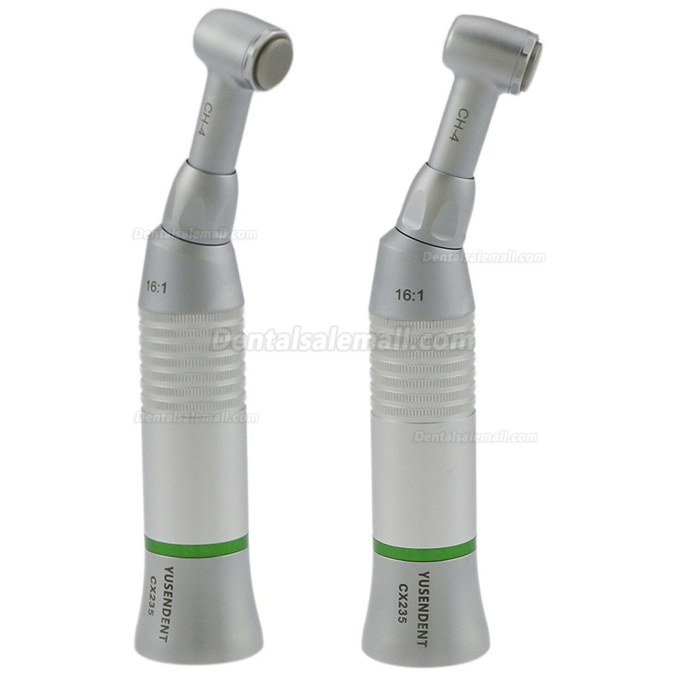 YUSENDENT CX235 C4-4 Endo Contra Angle 16:1 Dental Push Botton Handpiece
